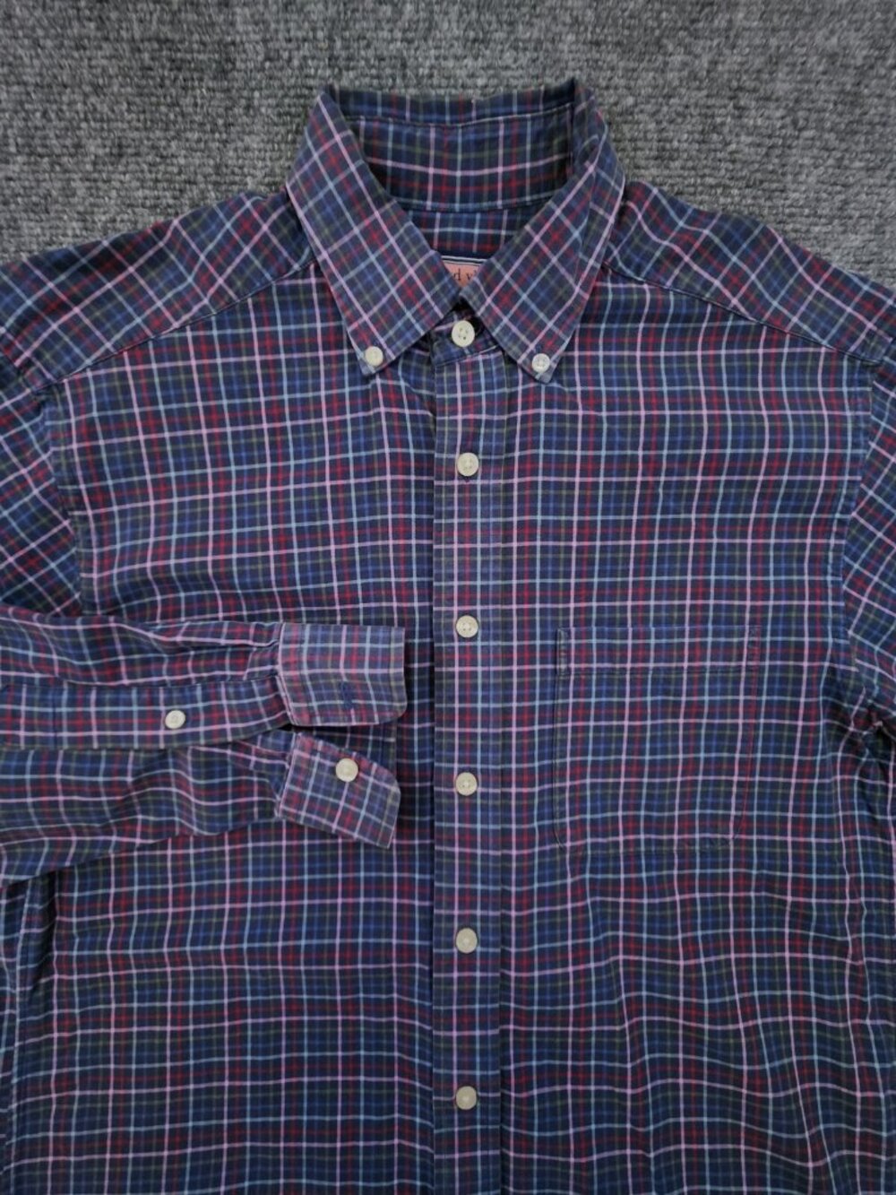 Vineyard Vines Murray Shirt Men's Small Long Sleeve Button Up Multicolor Plaid